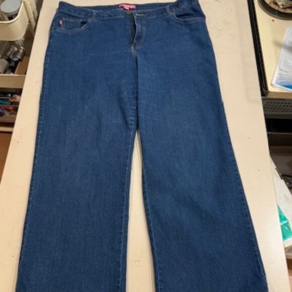 Woman Within Wide Leg Jeans - Picture 1 of 9